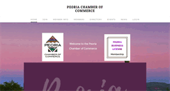 Desktop Screenshot of peoriachamber.com